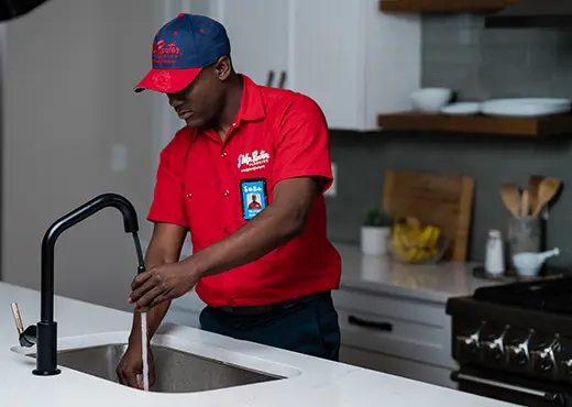 Sink and faucet plumbing service